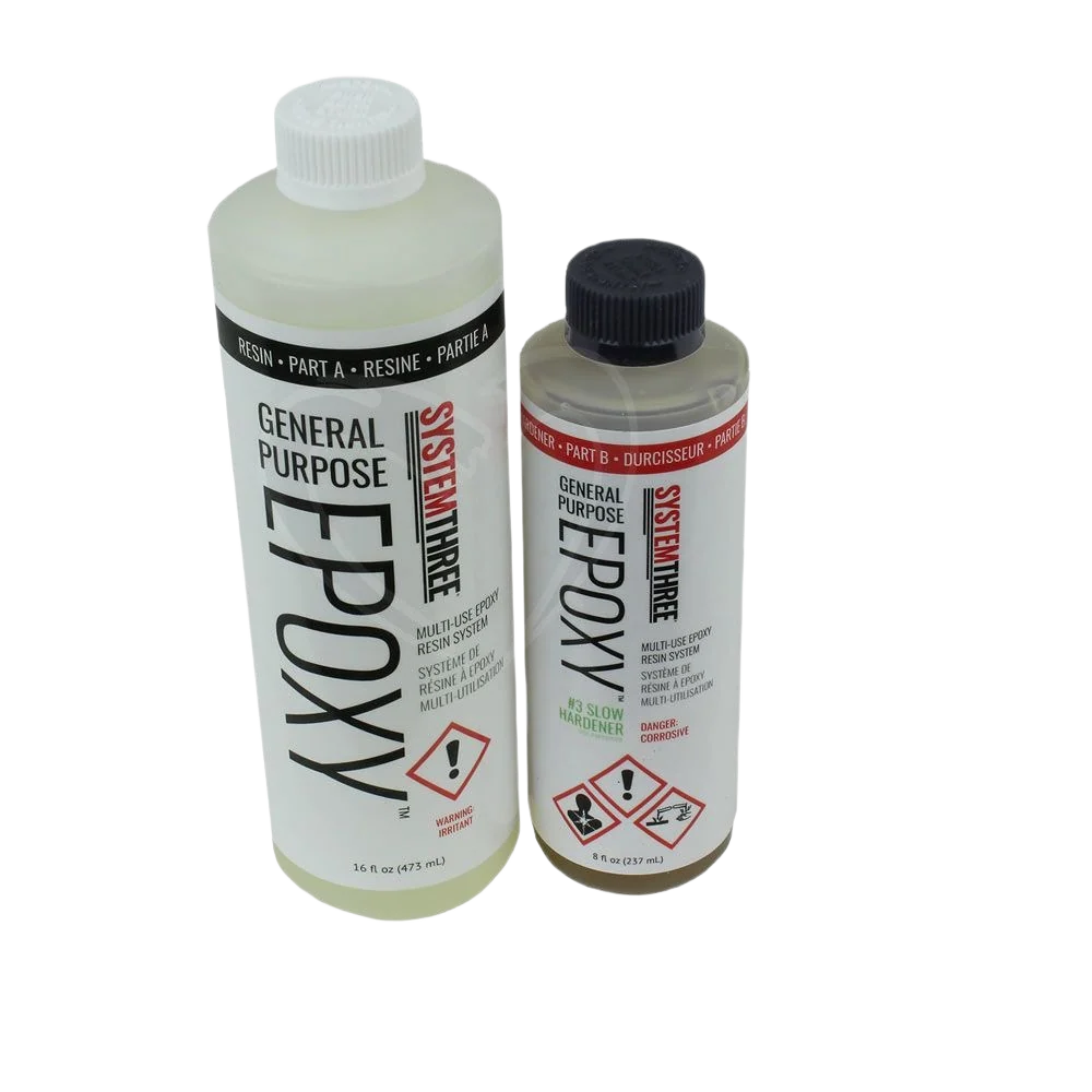 Certified System Three General Purpose Epoxy Kit W 3 Slow Hardener 1-1 2 Pint Practical