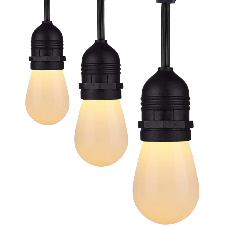 Traditional Satco 24' Smart LED Frosted Indoor Outdoor String Lights Versatile