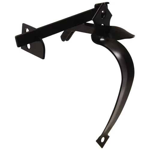 Artisan Hillman In Swinging Thumb Gate Latch - Black Casual