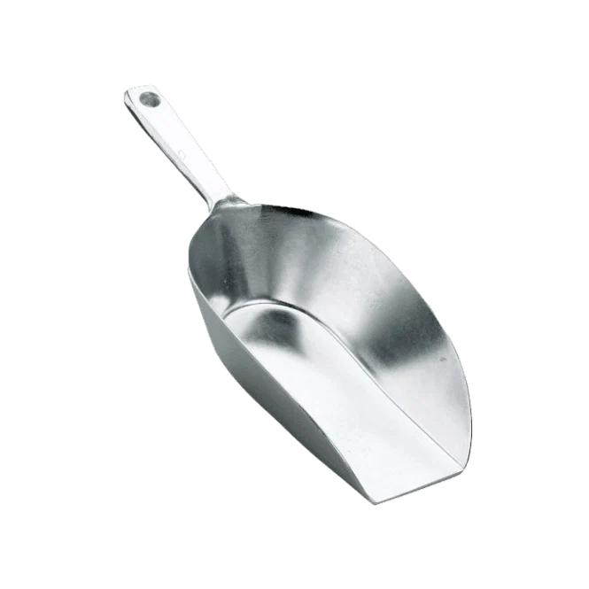 Eco-Friendly HIC Kitchen 10.5 Flat Bottom Food Utility Scoop Practical