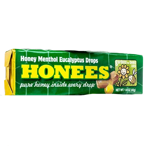 Sophisticated Honees Honey Menthol Eucalyptus Filled Cough Drop Count Bars Contemporary