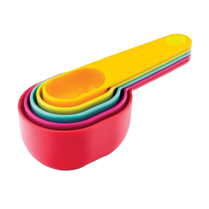 Environmentally Friendly Joie Assorted Colors Measuring Cups Set of 5 Professional