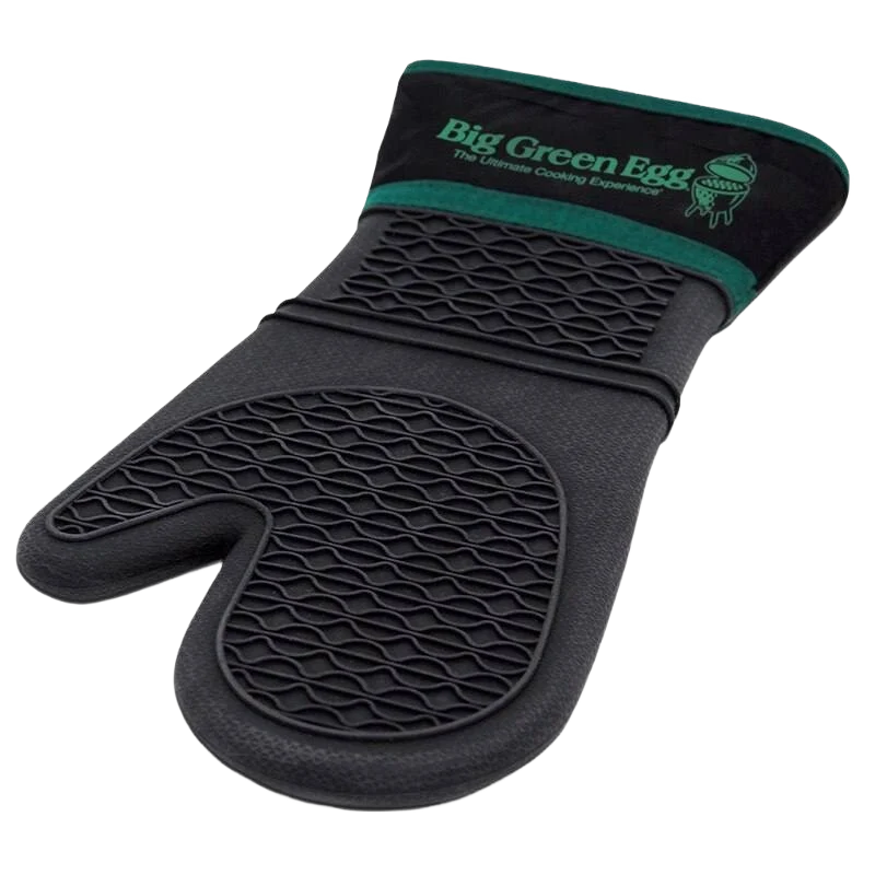 Verified Big Green Egg Silicone BBQ Mitt Pure