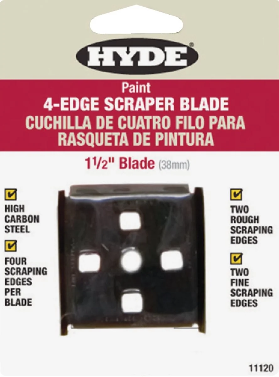 Crafted Hyde 1-1 2 in. 4-Edge Scraper Blade Recyclable