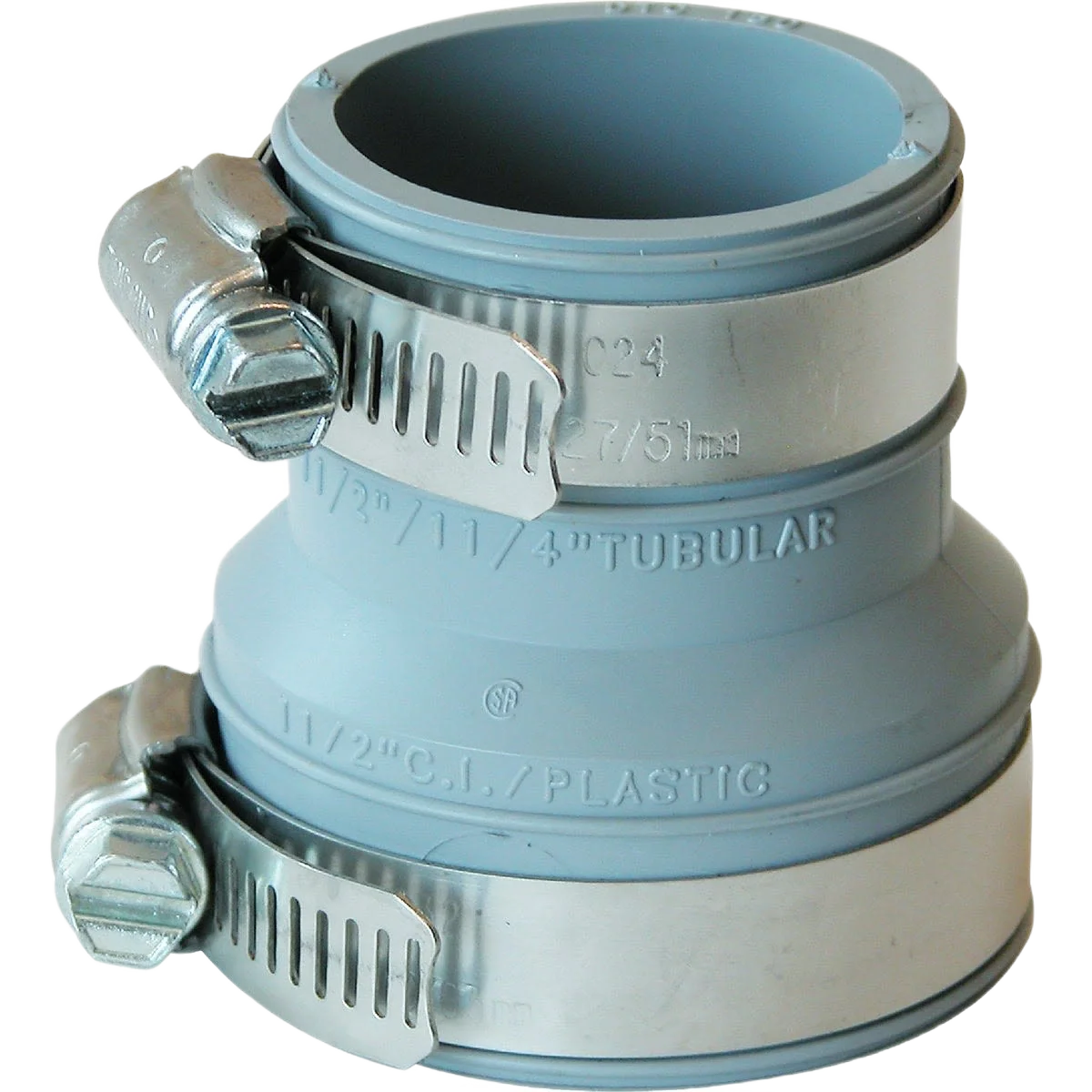 Fashionable Fernco PVC Connector 1-1 2 In. or 1-1 4 In. to 1-1 2 In. or 1-1 4 In. Superior