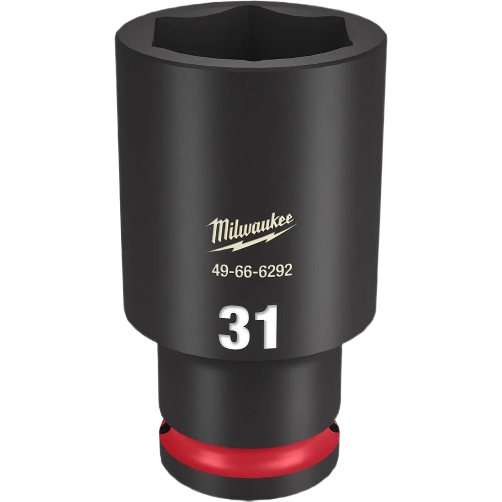 Original Design Milwaukee SHOCKWAVE™ Impact Duty™ 1 2 Drive 31-mm Deep 6 Point Socket High-End