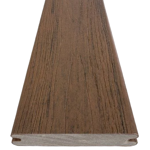 Original Design TimberTech 20' PRO Reserve Collection Grooved Deck Board Dark Roast Secure