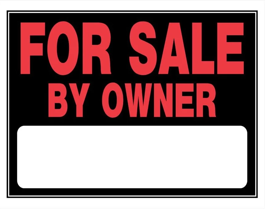 Efficient Hillman Black Red For By Owner Sign 15 in. x 19 in. Relaxed