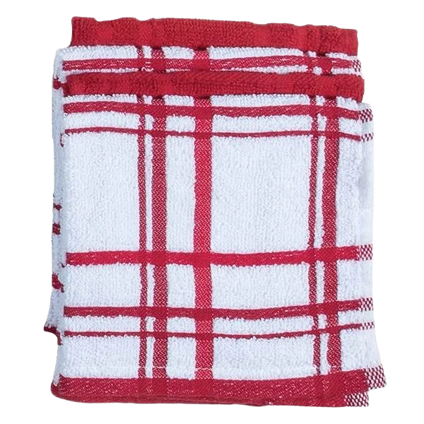 Next-Generation Kay Dee Designs Windowpane Dish Cloth 4 Piece Set Cinnabar Smooth