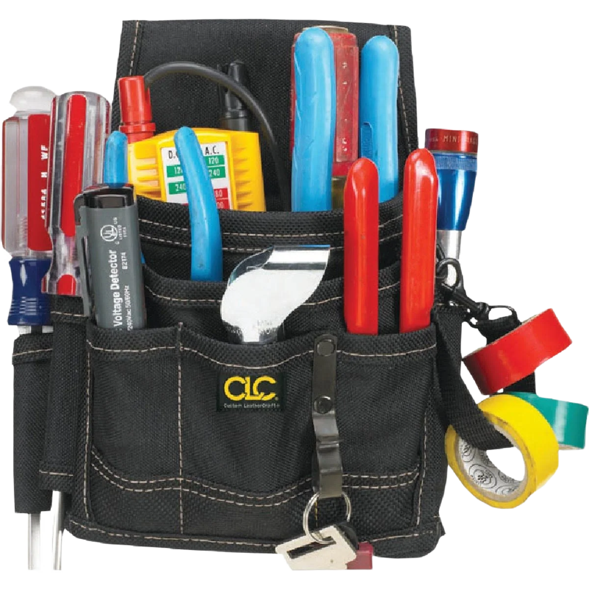 Safe CLC Work Gear 9-Pocket Electrical Maintenance Tool Pouch User-Friendly