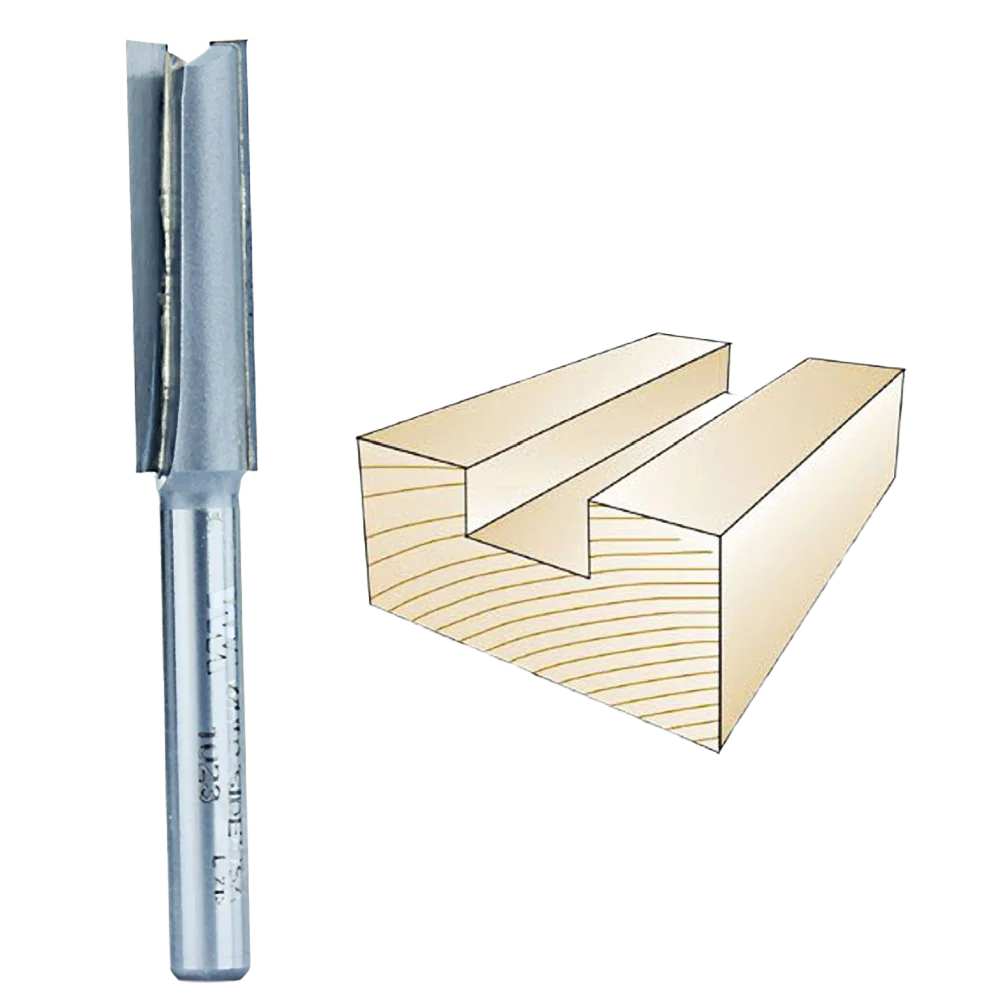 Outstanding Whiteside Straight Bit 1 4 in. SH x 3 8 in. CD x 1-1 4 in. CL Dependable