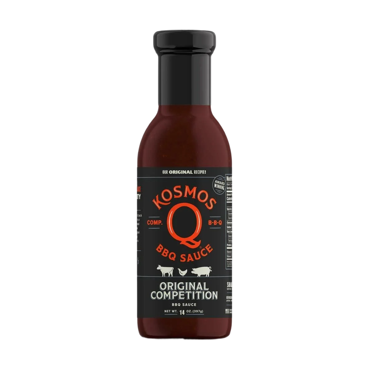 Elegant Kosmos Q Competition BBQ Sauce 14 oz. High-Quality
