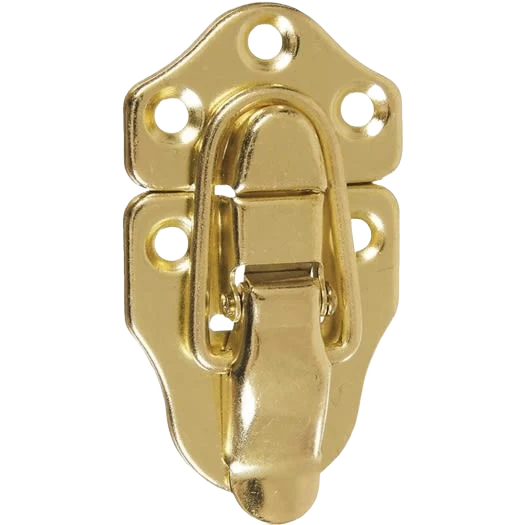Solid National Hardware Miniature Brass Draw Catch 2-Count Efficient