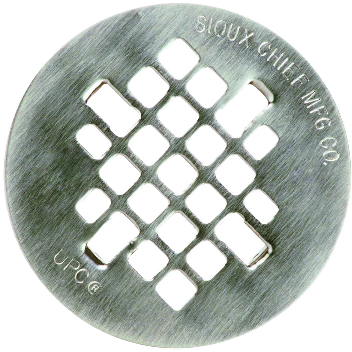 Genuine Sioux Chief 4-1 4-In. Satin Nickel Shower Drain Strainer Trendy