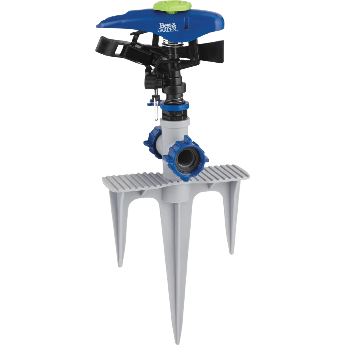 Carefully Designed Garden Poly Triple Spike Impulse Sprinkler 5 800 sq. ft. Easy-to-Use