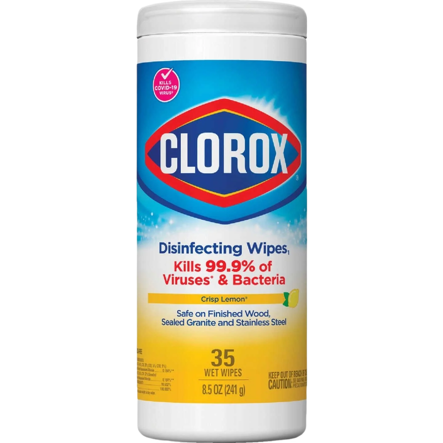 Luxury Clorox Disinfecting Lemon Scented Cleaning Wipes Breathable