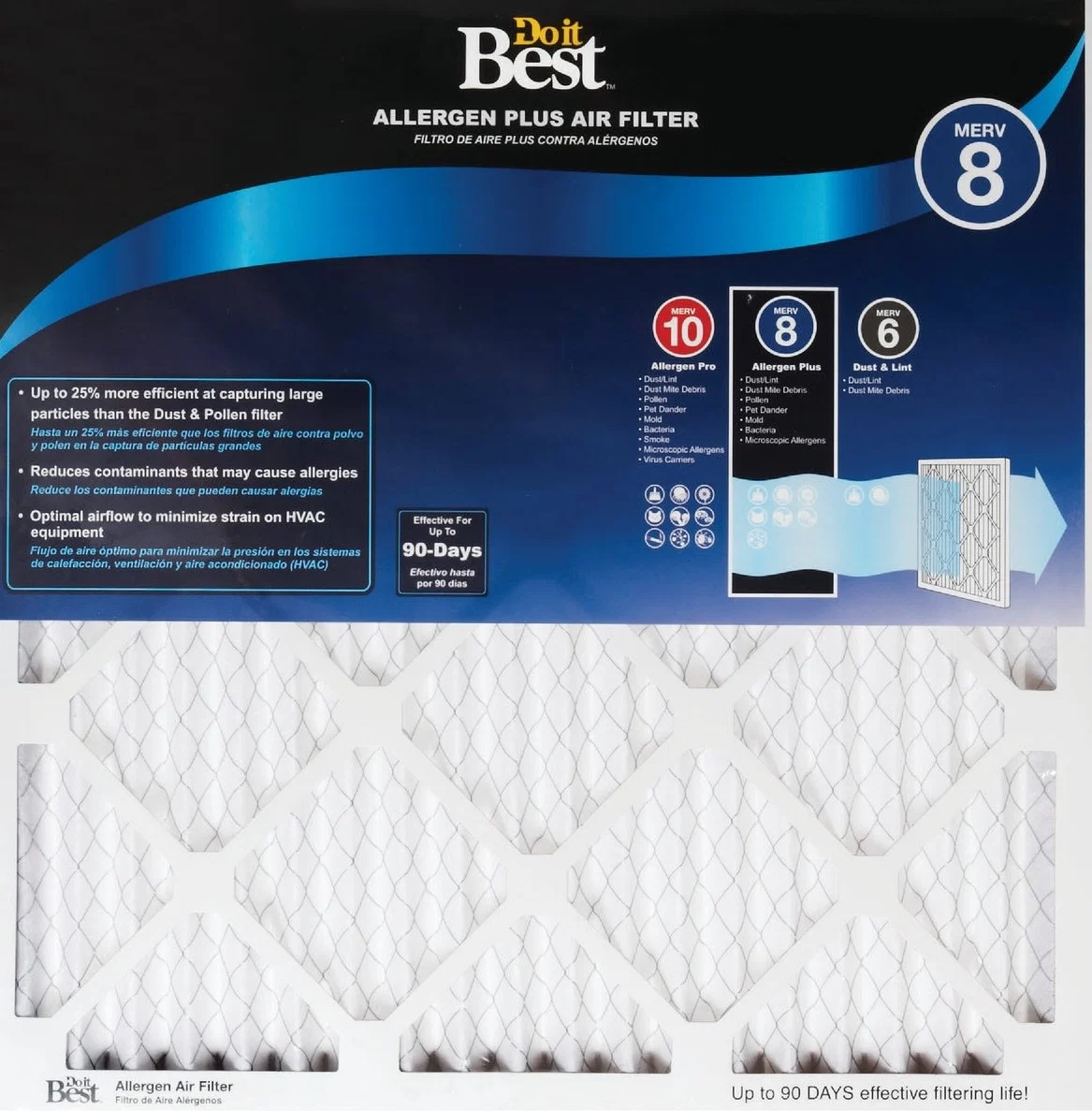 Refined Do it Efficiency Rated Allergen Plus Furnace Filter 16 x 20 x 1 in. Modern