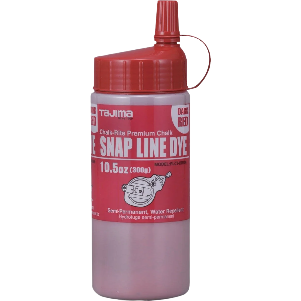 Flexible Tajima Snap-Line Red Dye Chalk Line Chalk 10.5 Oz Healthy