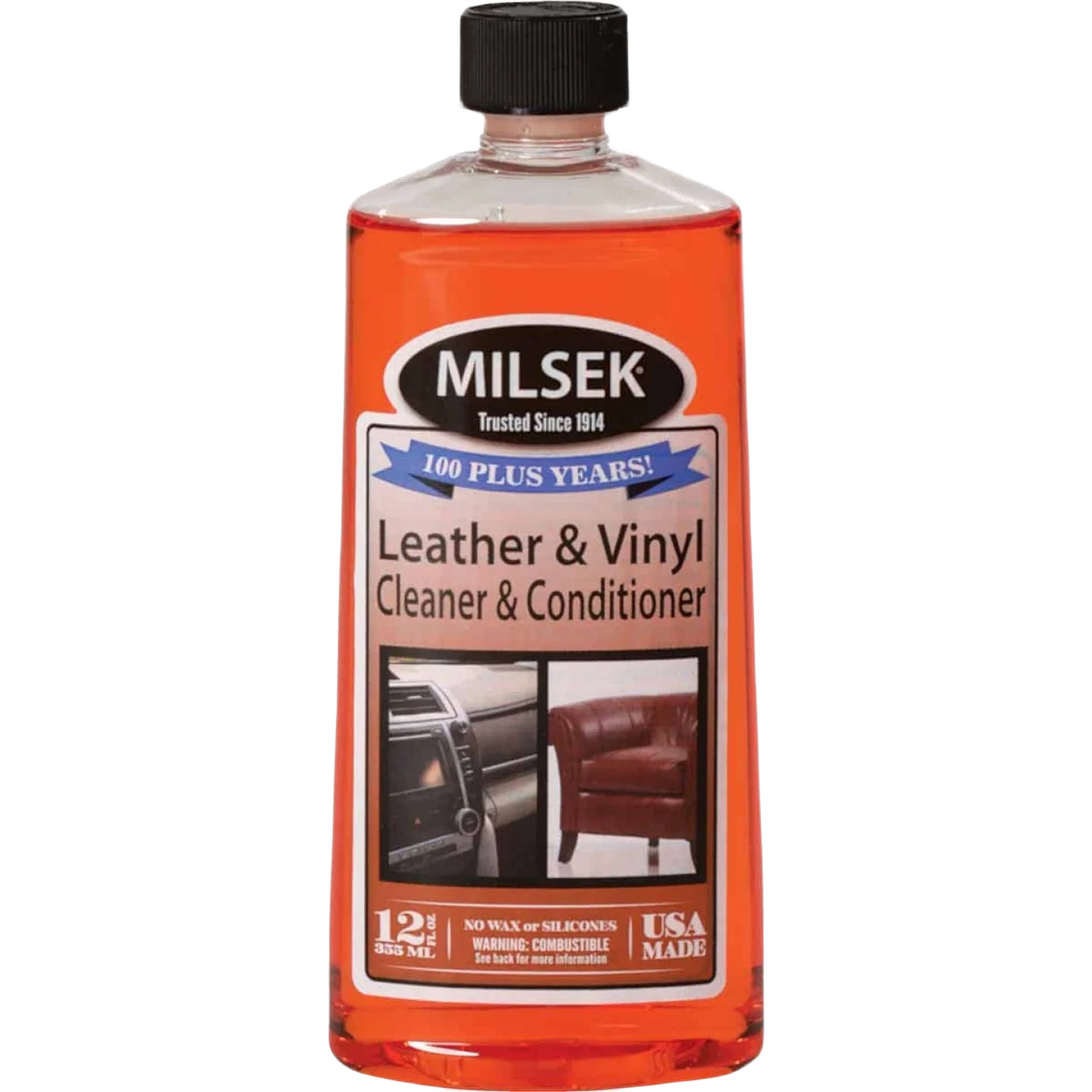 Reliable Milsek Leather and Vinyl Cleaner and Conditioner 12 oz. Soft