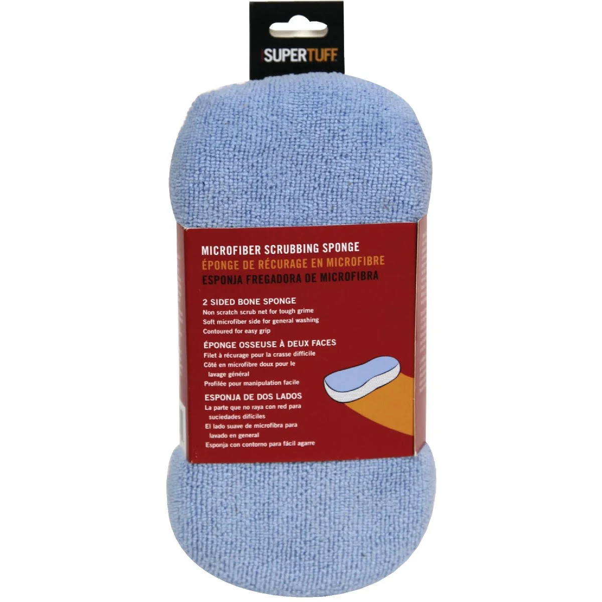 Durable Trimaco SuperTuff Microfiber Car Wash Sponge 4 In. W x 8-1 2 In. L Carefully Designed