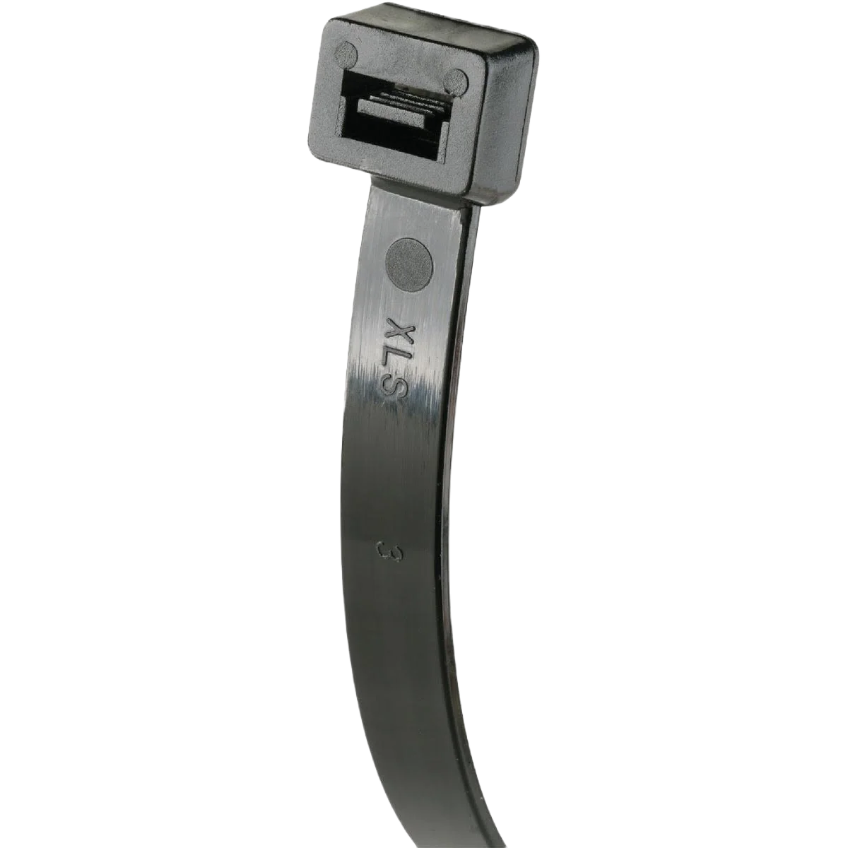 Official Gardner Bender 36 In. x 0.35 In. Ultra Violet Black Heavy-Duty Cable Tie 10-Pack Relaxed