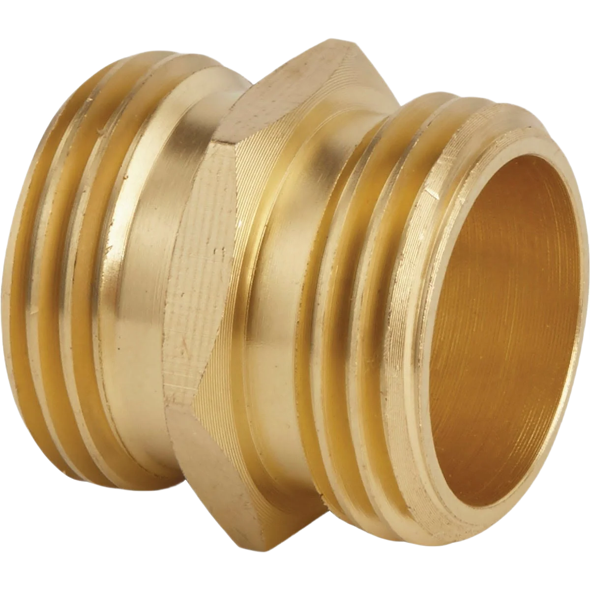 Selected Garden Brass Non-Swivel Hose Connector 3 4 In. MNH x 3 4 In. MNH Excellent