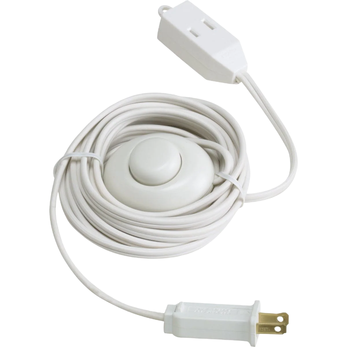 Optimized Do it White 18 2 Extension Cord with Foot Switch 15 ft. Trusted