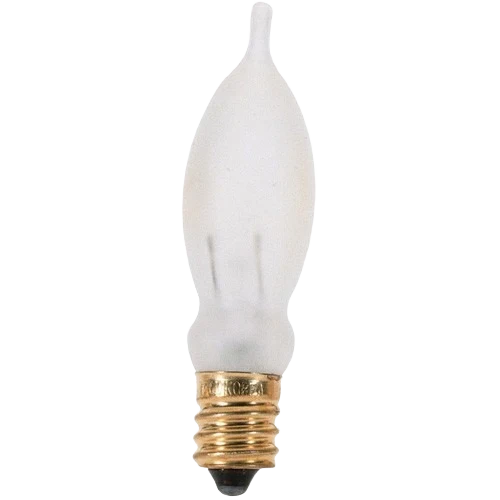 World-Class Satco 7.5 Watt CA5 Frost Mini Flame Tip Casual