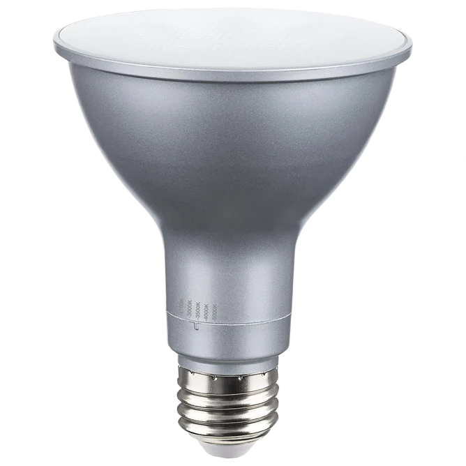 Classic Satco 15 Watt PAR30 Long Neck LED Medium Light Bulb High-Quality