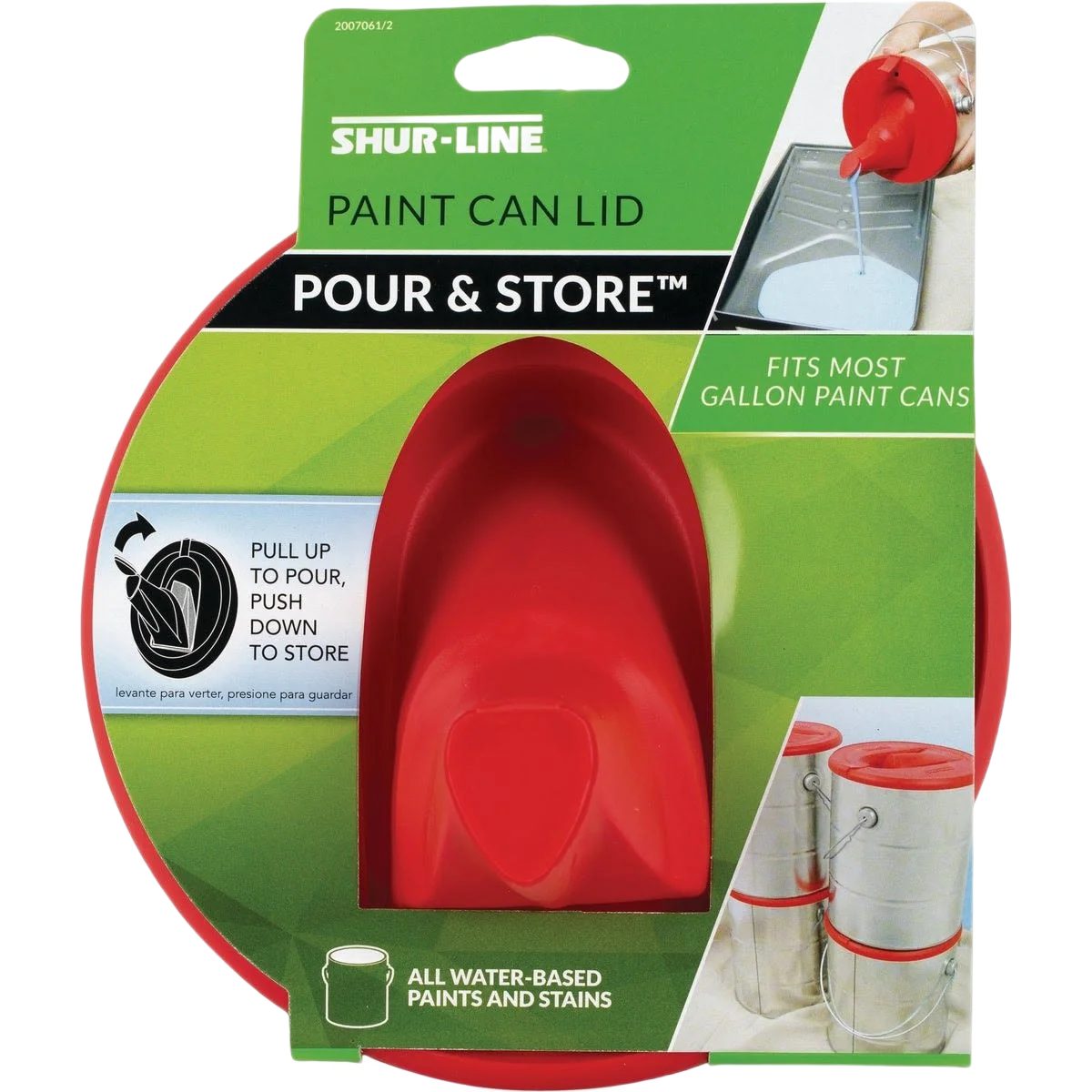 Environmentally Friendly Linzer Pro Edge 1 Gal. 6.75 Paint Pour Lid World-Class