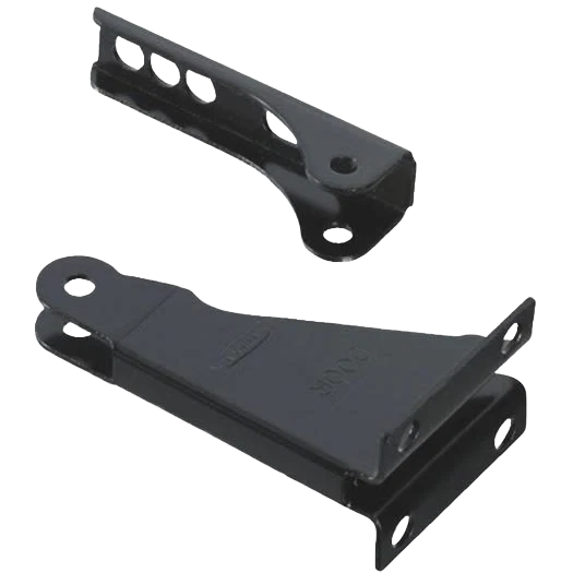 Solid National Hardware Black Jamb Bracket Premium Material
