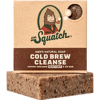 Comfortable Dr. Squatch Cold Brew Cleanse Bar Soap 5 oz. Prestigious
