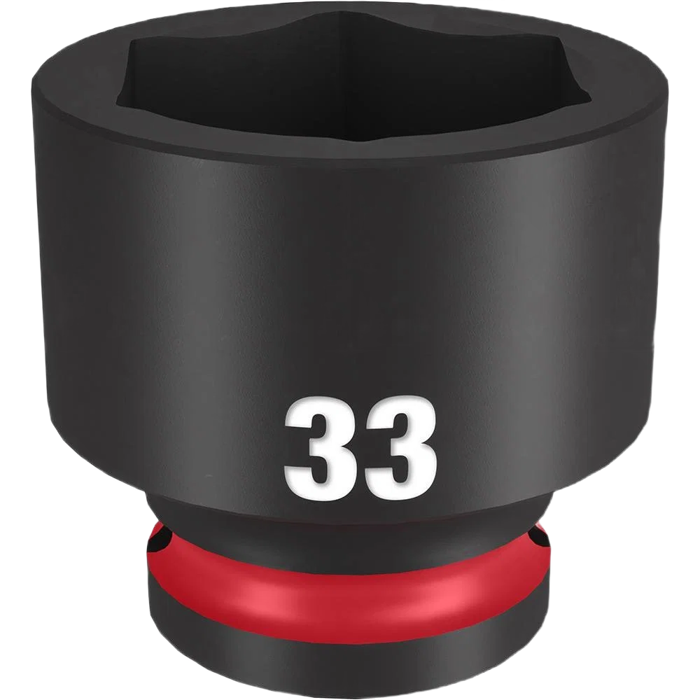 High-Performance Milwaukee SHOCKWAVE™ Impact Duty™ 1 2 Drive 33-mm 6 Point Socket Recyclable