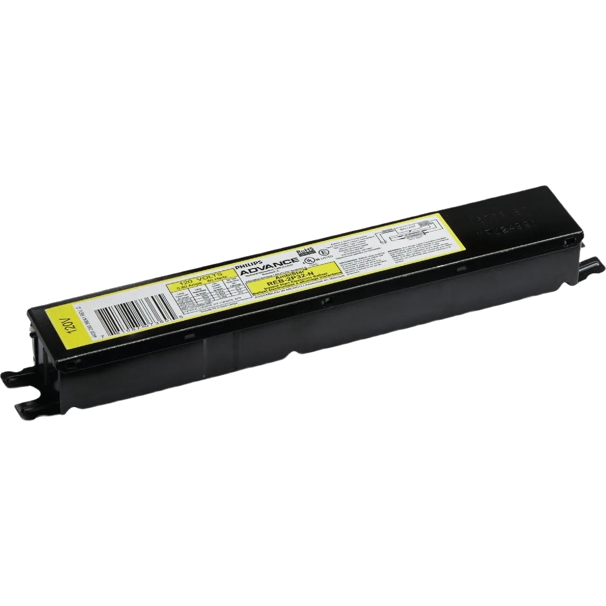 Traditional Philips Advance Instant Start 32W 120V 1 or 2 Lamp Electronic Ballast Verified