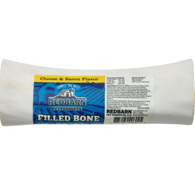 Practical Redbarn Bacon Cheese Flavor Filled Dog Bone 5 in. High-End