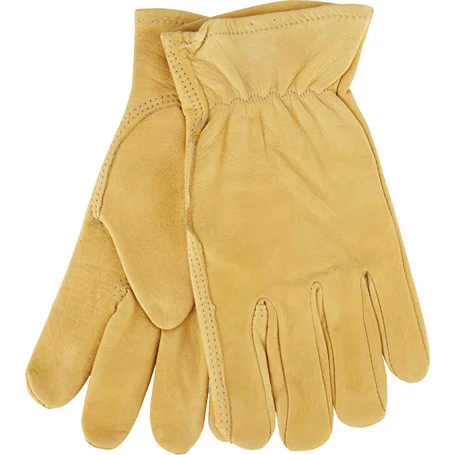 Clean Do it Men's 2XL Tan Top Grain Cowhide Leather Work Gloves Innovative