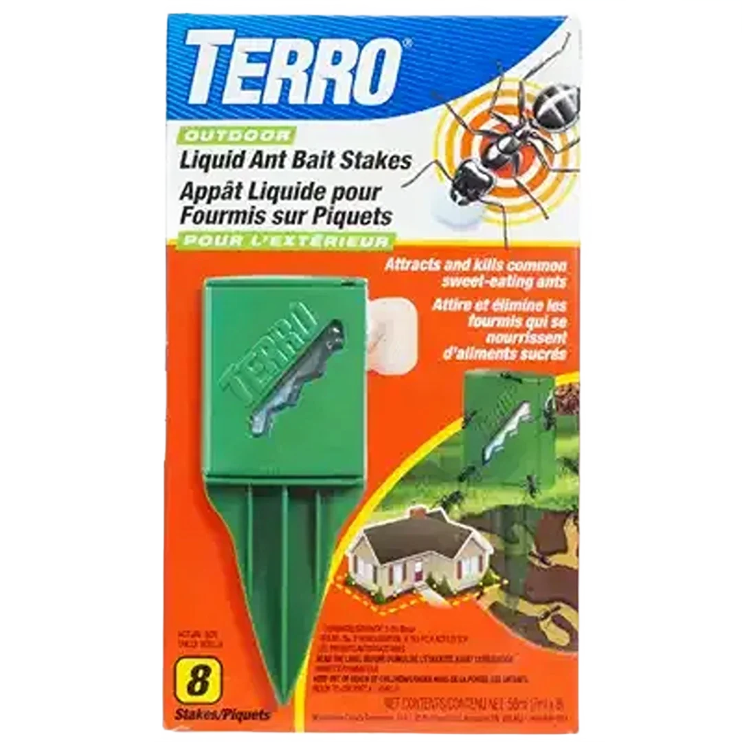 Fast Terro Outdoor Liquid Ant Bait Stakes 8 Pack Official