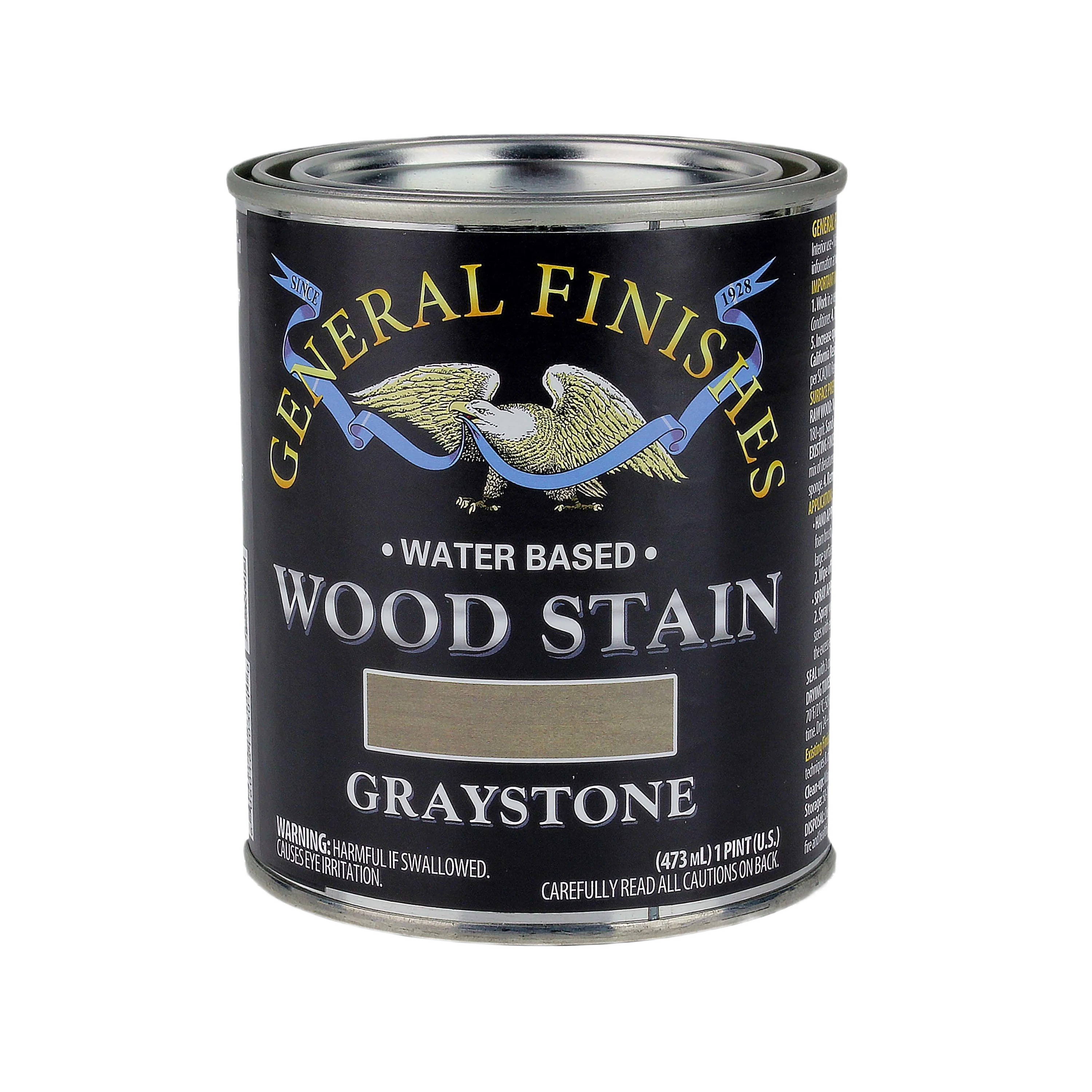 Optimized General Finishes Graystone Water Based Wood Stain Quart Efficient