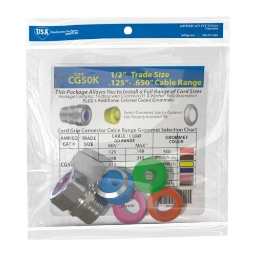 Exceptional American Fittings 1 2 Cord Grip Kit Optimized