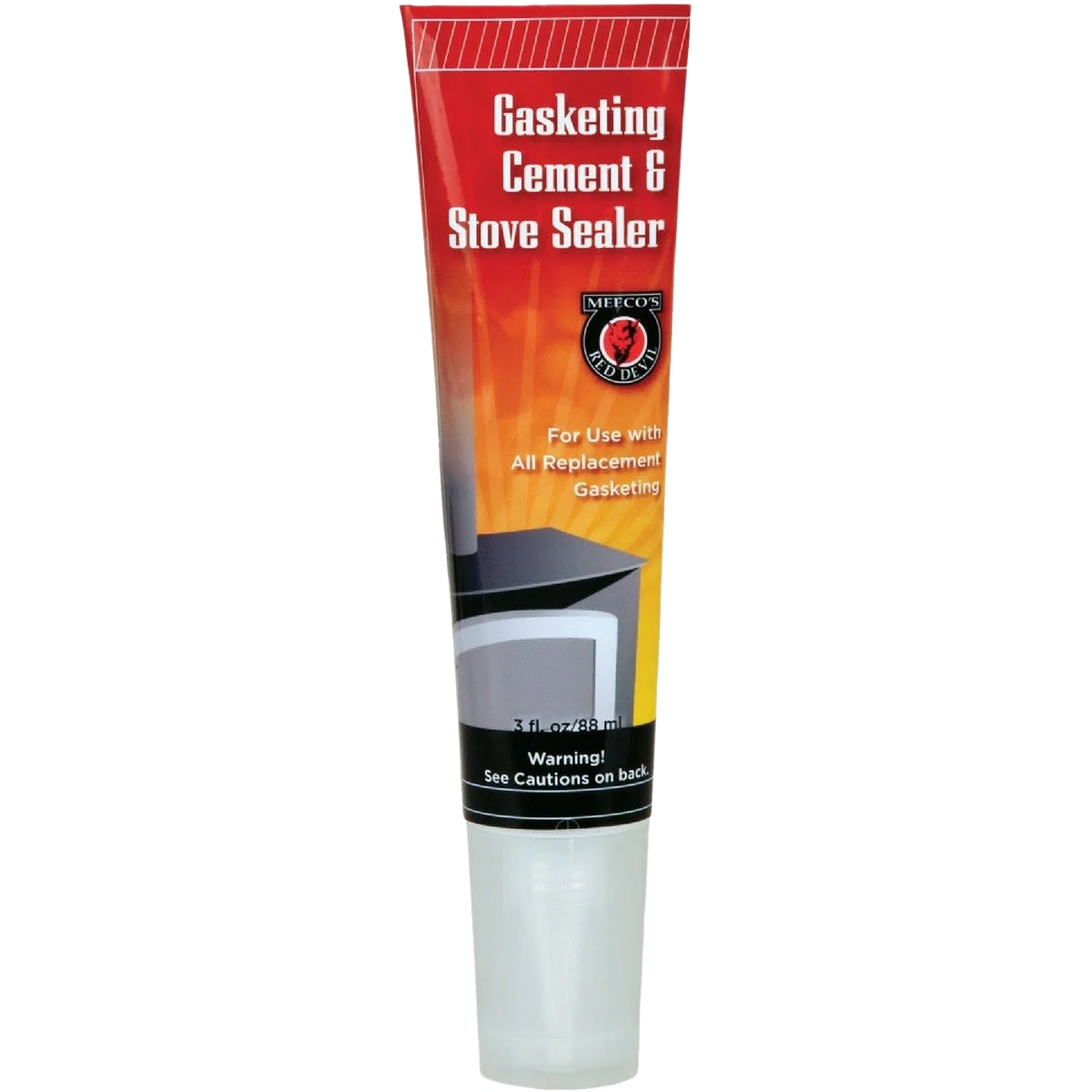 High-End Meeco's Red Devil Black Gasket Cement Stove Sealer 3 oz. Certified