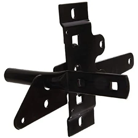 Comfortable Hillman Post Mount Gate Latch Black Finish Innovative