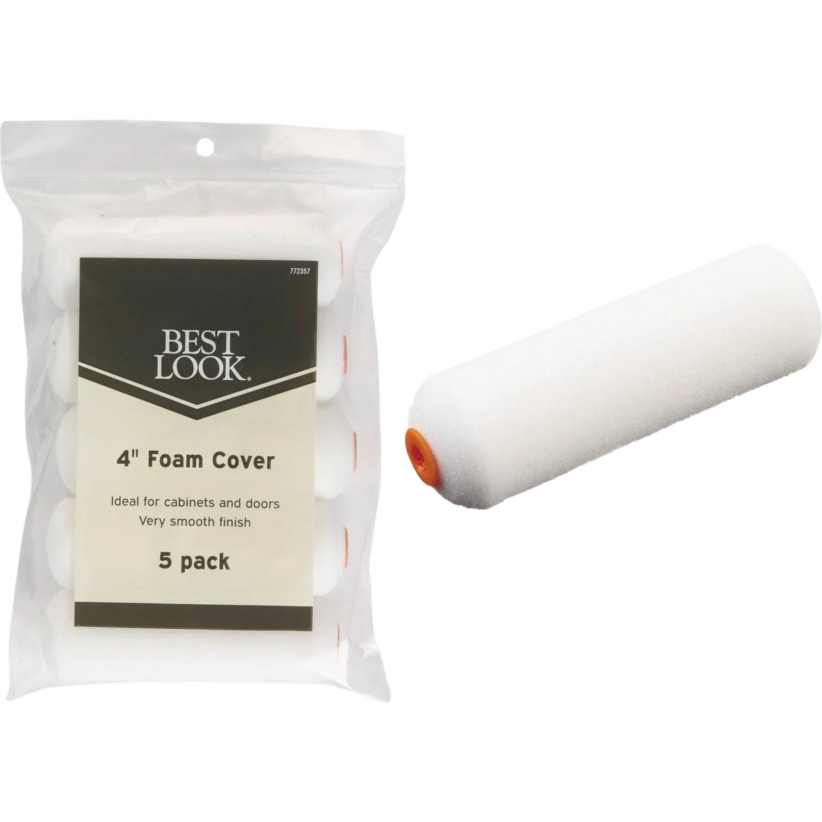 Premium Look Mini Foam Roller Cover 4 x 3 8 in. 5-Pack Enhanced