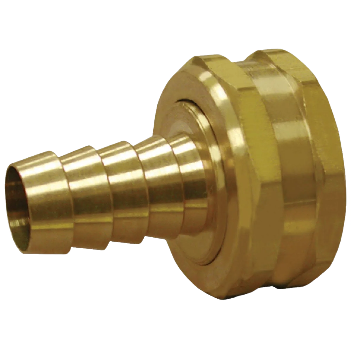 Clean Anderson Metals Brass Hose Swivel 3 4 In. Barb x 3 4 In. FHT Crafted