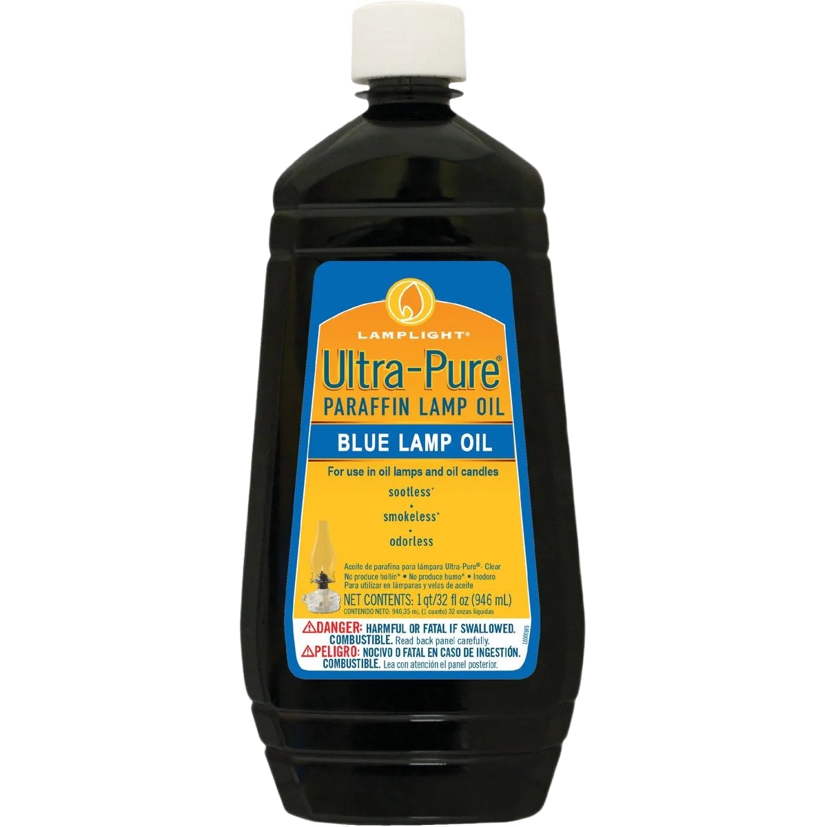 Minimalist Lamplight Farms Blue Ultra-Pure Lamp Oil 32 oz. Reliable