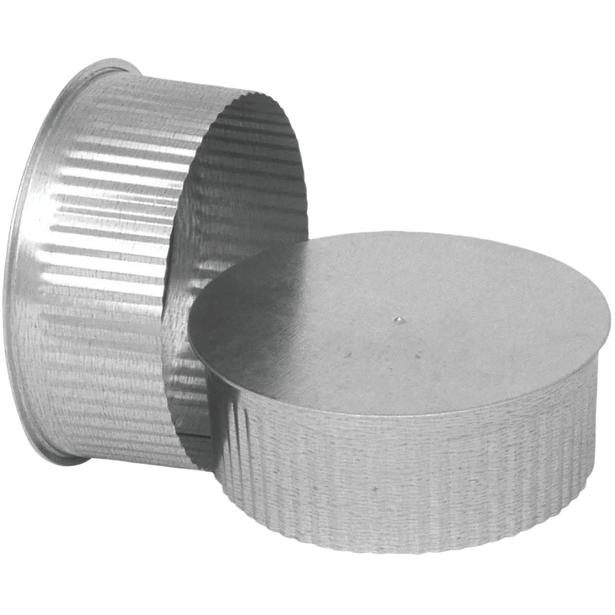 Durable Imperial 30 Ga. 4 In. Galvanized Tee Cap Plug Crafted