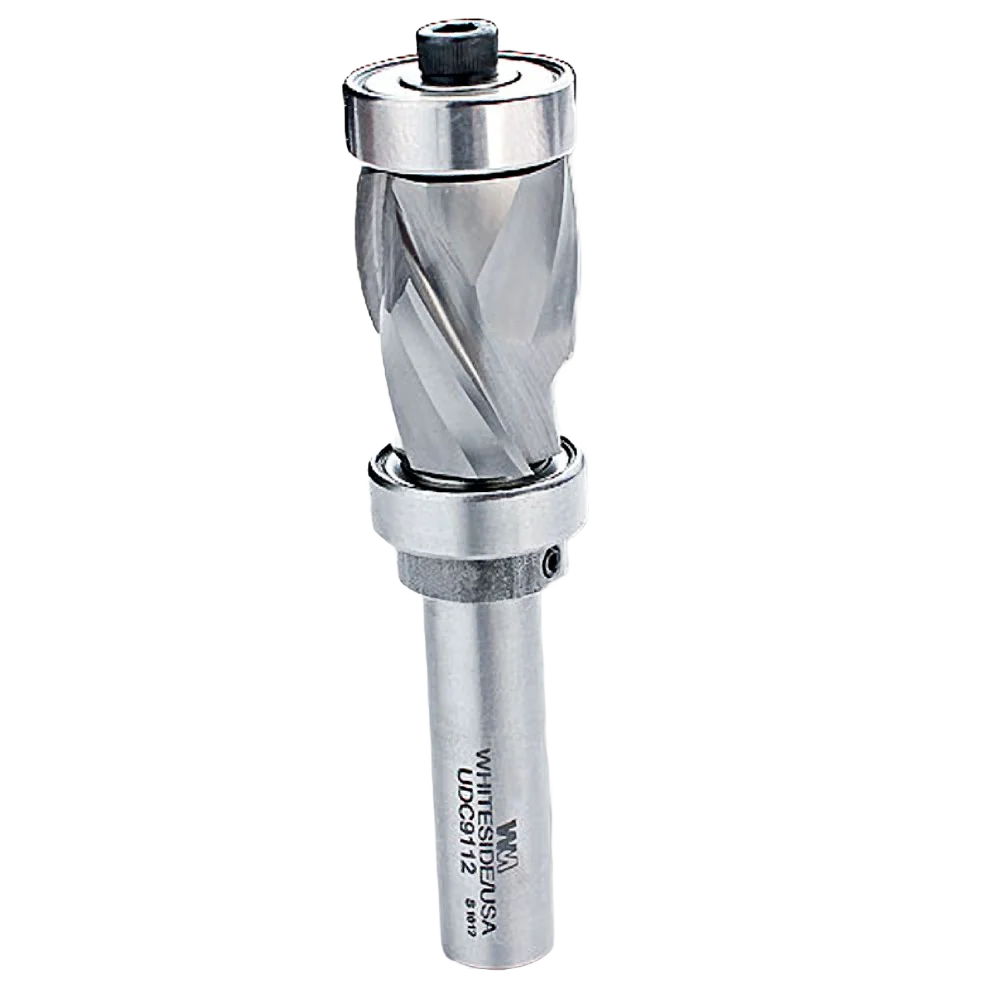 Fast Whiteside Combination Spiral Flush Trim Bit 1 2 in. SH x 7 8 in. CD x 1-1 8 in. CL Stylish