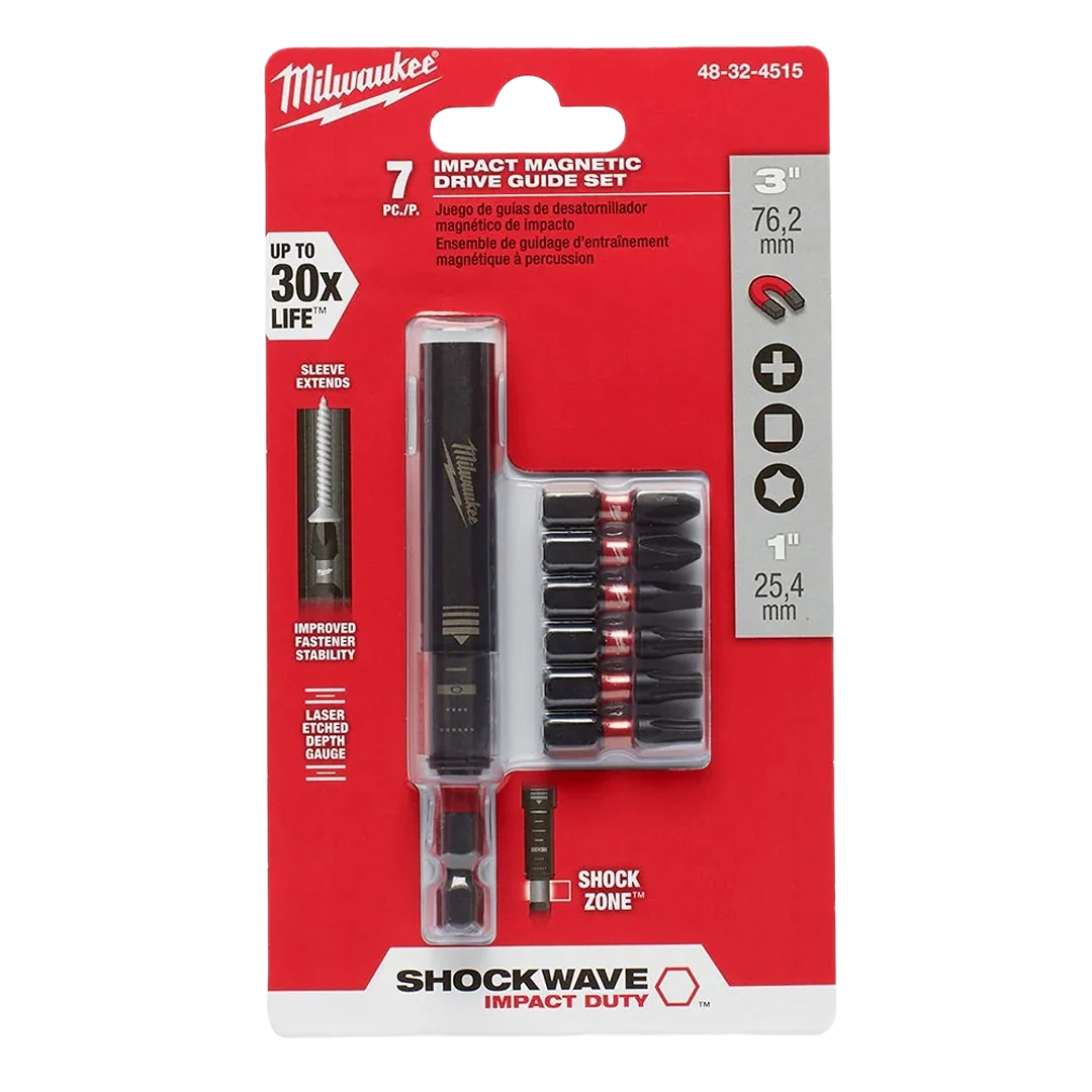 Healthy Milwaukee SHOCKWAVE™ 7-PC Impact Magnetic Drive Guide Set Responsible