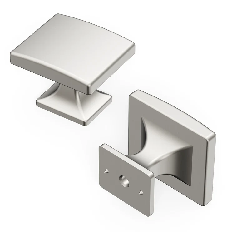 Casual Hickory Hardware 1-7 16 Satin Nickel Forge Knob Responsible