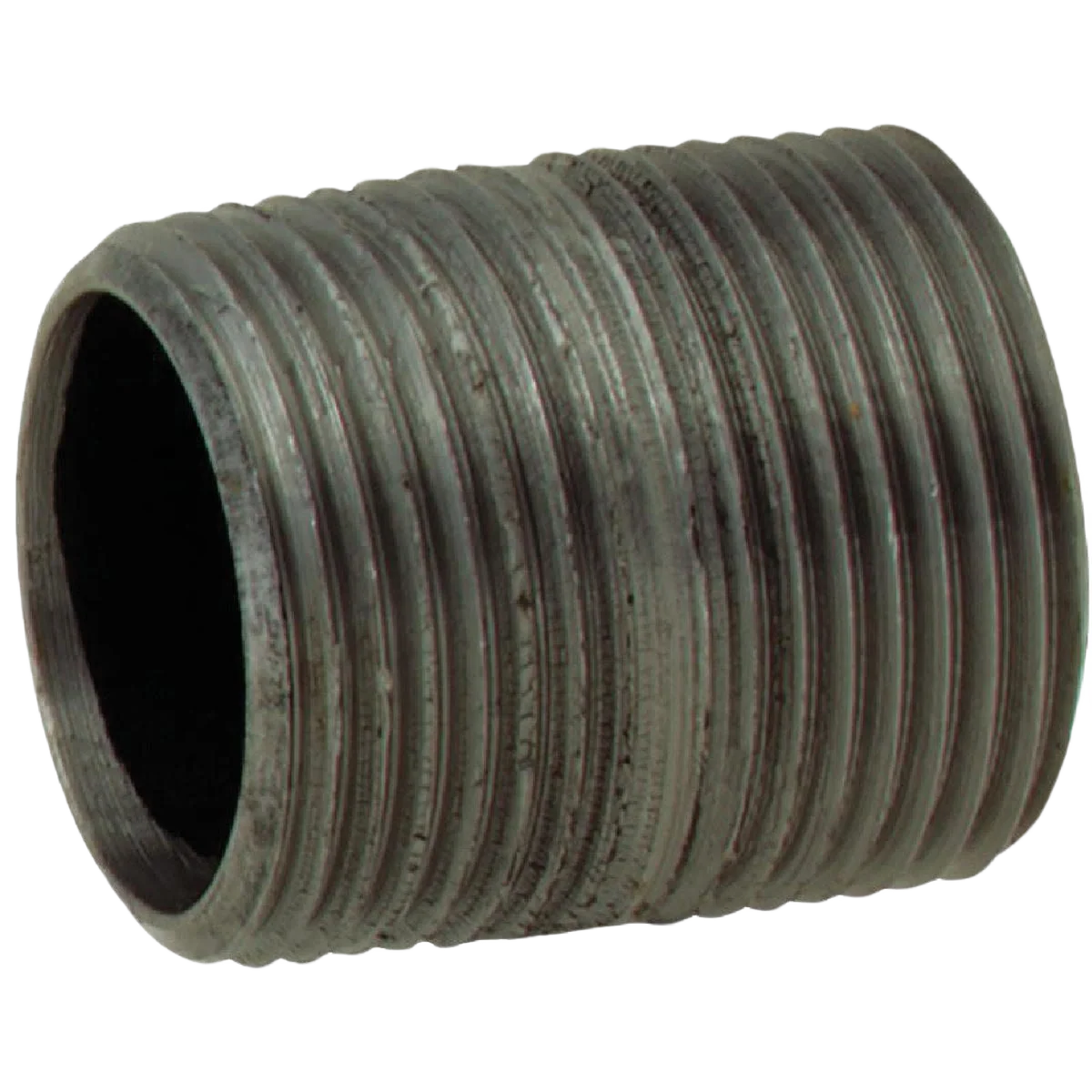 Elite Anvil Steel Black Iron Pipe Nipple 1 8 In. x Close Solid