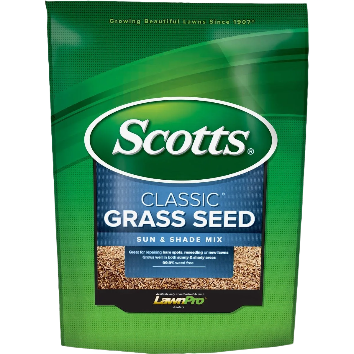 Effective Scotts Classic Sun Shade Grass Seed Mix 3 lbs. Enhanced